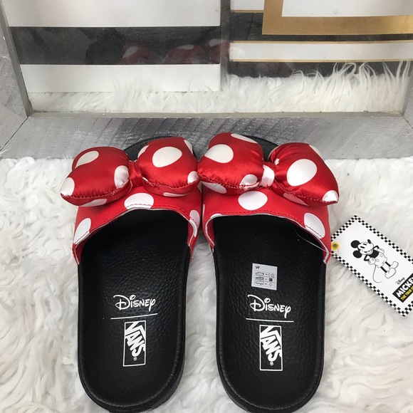 New women’s Vans Minnie Mouse Slides . - Picture 5 of 6